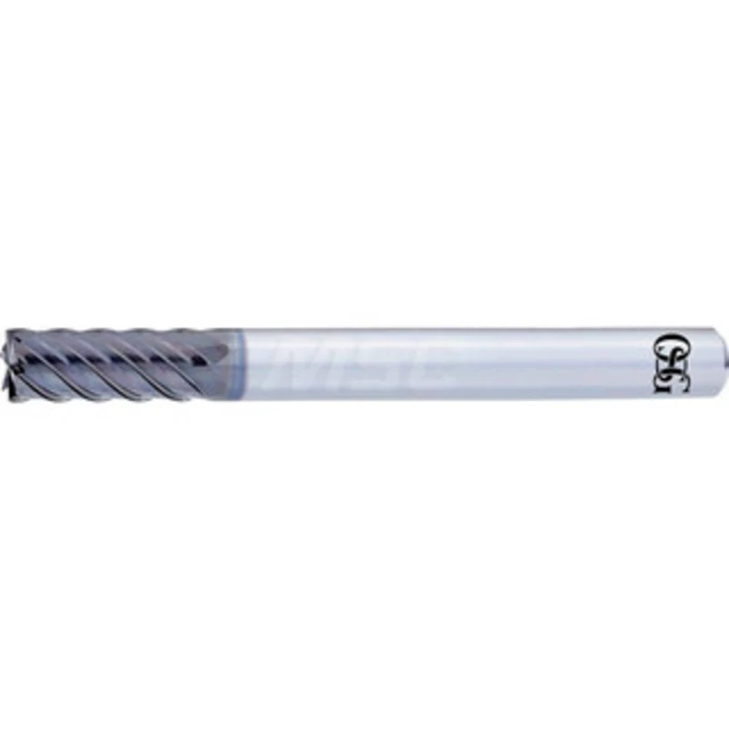 OSG Square End Mills, Mill Diameter (Inch): 3/8, Mill Diameter (Decimal Inch): 0.3750, Number of Flutes: 6, Length of...